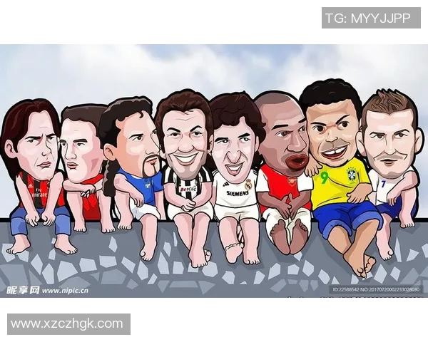 创意手绘足球明星卡通形象展现与艺术结合的魅力与乐趣